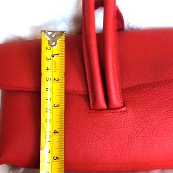 Boleo  Feelin' 22 Limited Edition Wristlet-Red Pebble Leather/Crossbody Strap❤️ - Picture 13 of 15